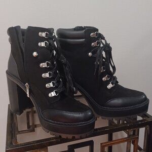 JLO Platform Black Bootie